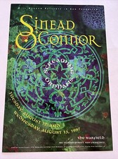 Sinead O’Connor Original Concert Poster Warfield San Francisco 1997 BGP