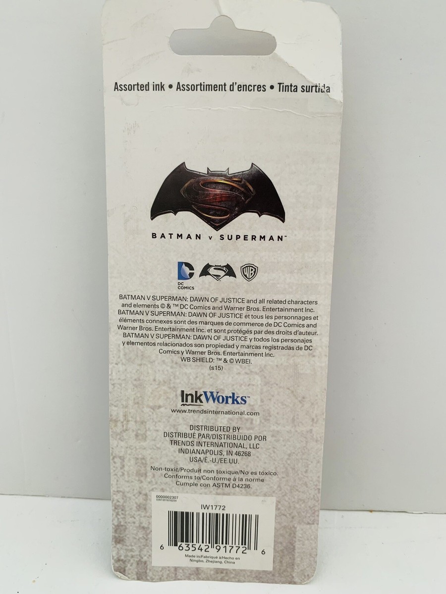 Batman v Superman 5 Gel Pens | eBay