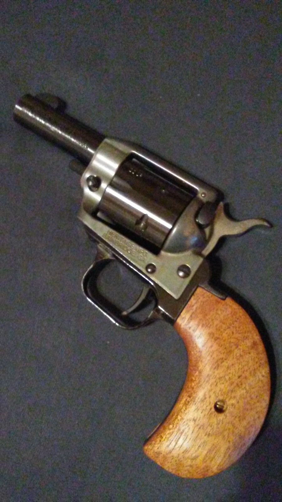 Handmade Birdshead Grips Heritage 22 cal Revolver African Mahogany Wood