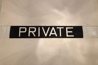 Private - Boston & Skegness Bus Blind (2) 30/3 1980 s 31''
