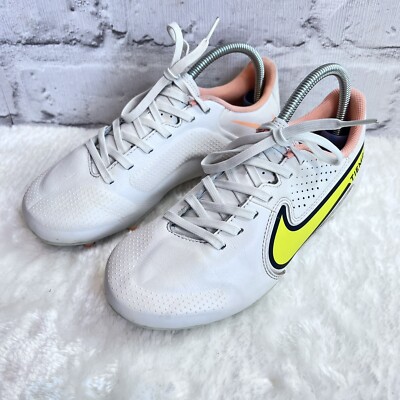 Nike Jr Tiempo Legend 9 Academy MG Fußballschuhe Guva Ice/Yellow Größe Uk 2 Sehr guter Zustand