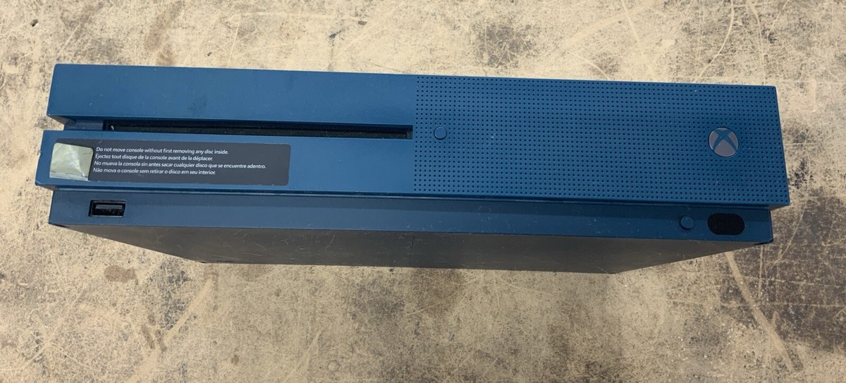 Microsoft 1681 Xbox One S Turquoise + Controller And Cords Microsoft 1681 Xbox One S Turquoise + Controller And Cords