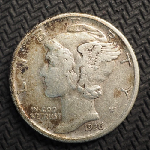 Photo of a 1926-P Mercury Dime from an eBay listing that sold on Jul 22, 2026