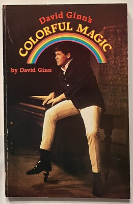 COLORFUL MAGIC BOOK David Ginn Magic Trick Stage Dove Silk Cane Flowers Magician