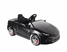 Licensed Lamborghini Huracan Kids Ride on Powered Car, Black, Made In Italy
