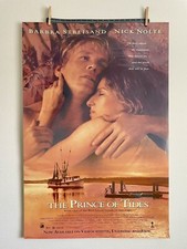 Vintage 1991  THE PRINCE OF TIDES  Movie Poster 26.75x39.75 Streisand  Nolte