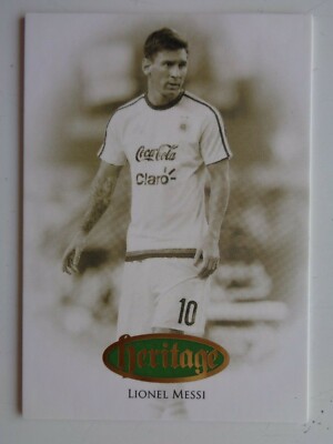 A Lionel Messi HERITAGE 45 /50 FUTERA World Football UNIQUE 2016