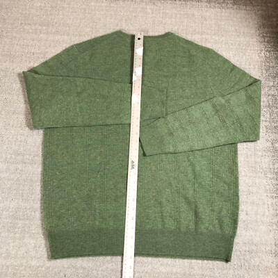 New Christian Lacroix Sweater Mens Extra Large Green 2 Ply