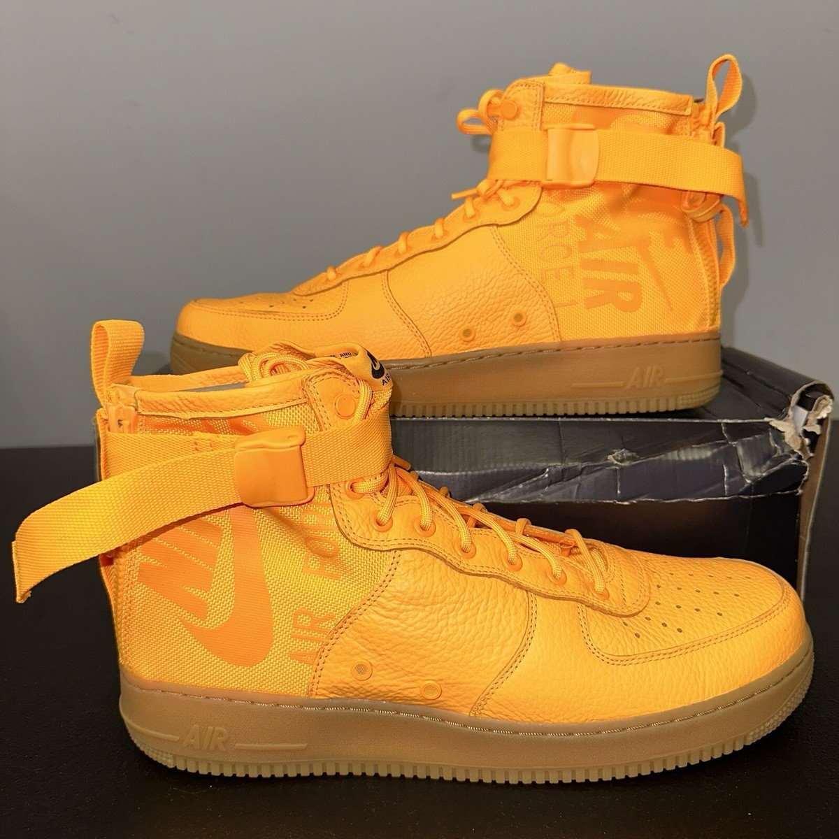 NIKE AIR FORCE 1 SF MID NEW SIZE 14 ODELL BECKHAM LASER NIKE AIR FORCE 1 SF MID NEW SIZE 14 ODELL BECKHAM LASER
