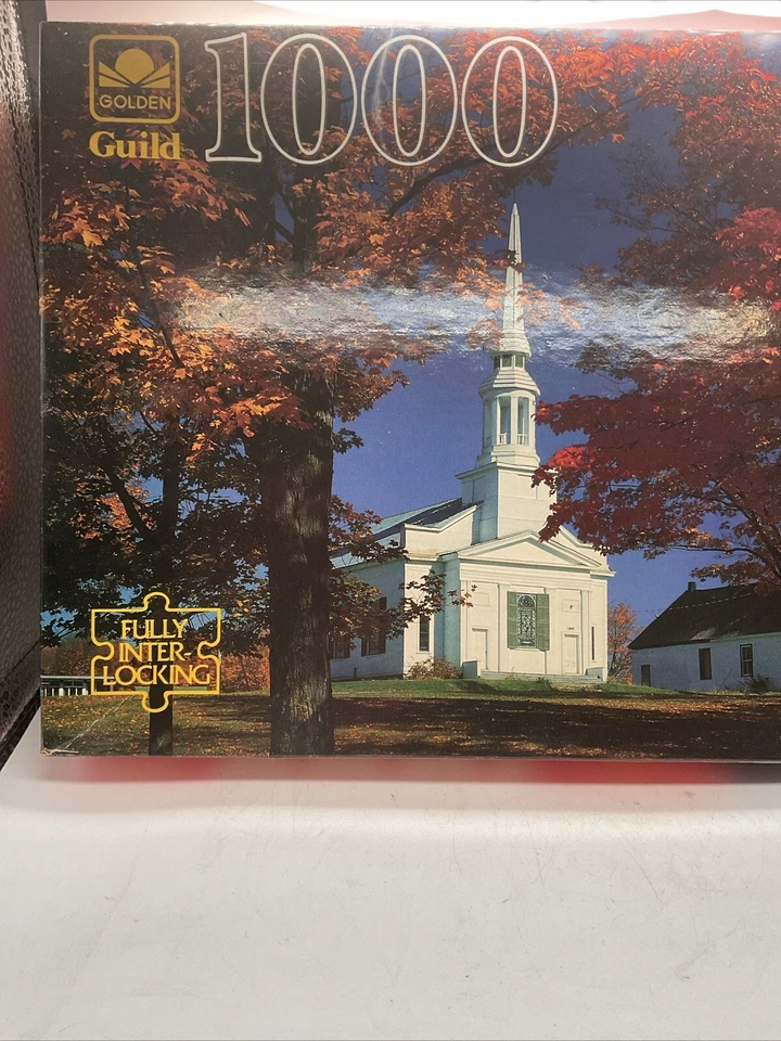 Golden Guild - Vintage Lunenburg Vermont Jigsaw Puzzle - 1000 Pc 4710-53 - Image 2 of 4