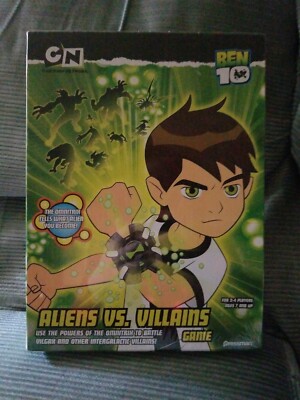 New Damaged Ben 10 Aliens Vs. Villains Game Ages 7 and up