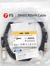 FS SFPP-PC03 3M 10ft 10G SFP Passive Direct Attach Copper Twinax Cable DAC