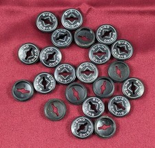 Sugino Japan Vintage Crank Dust Caps Plastic Slotted NOS PAIR OPTIONS