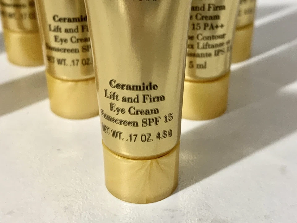 8X Elizabeth Arden ~ Ceramide Lift & Firm eye cream ~ 0.17 oz, 5 ml SPF 15 - Image 2 of 2