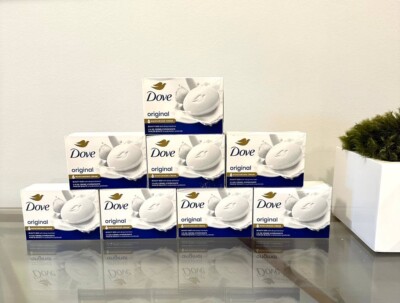 Dove Original Large Beauty Soap Bar 4.75oz/135g (Pick from 8/ 12 / 18 / 24 Bar)