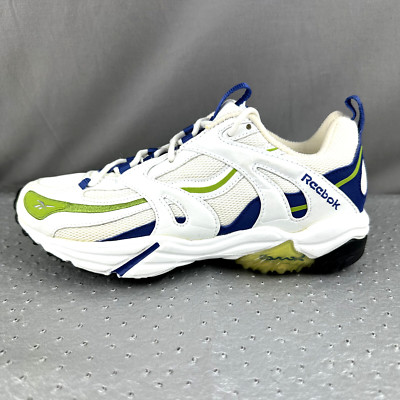 Reebok Running DMX 6 Leather Shoes Womens 7 New Rare Vintage 1999 Blue White