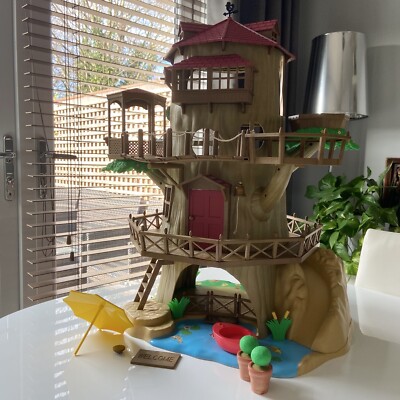 Sylvanian Families Old Oak Hollow Tree House | Excellent condition