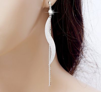 【直営・関税送料込】Drop Clip Earrings E122S Pair Sexy Long 4