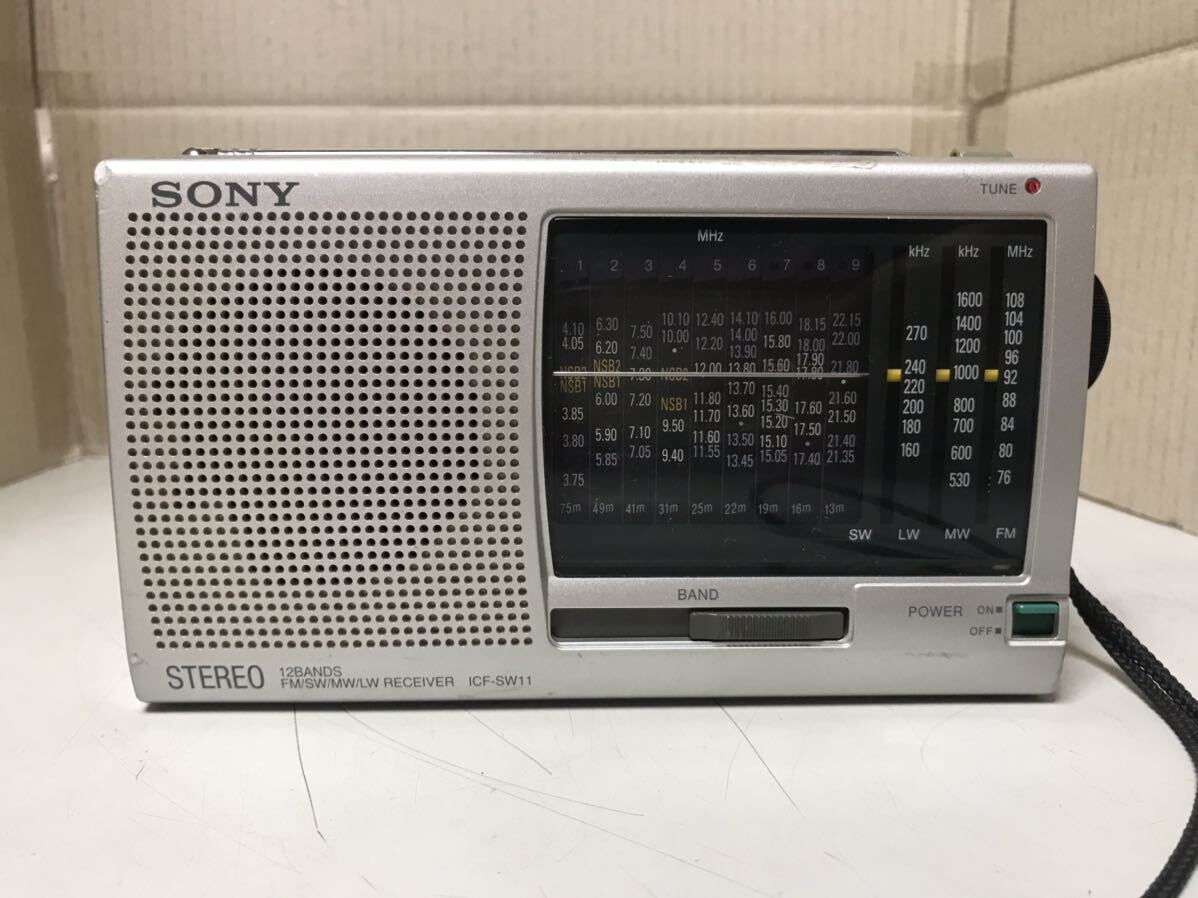 USED] SONY [ICF-SW11] Vintage transistor radio / FROM JAPAN