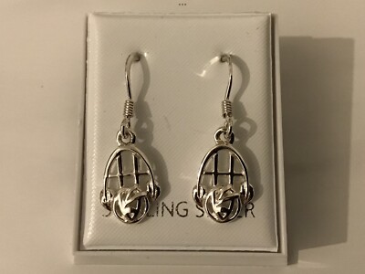 Neue echt 925 Sterling Silber Ohrhänger keltische Ohrringe, wunderschönes einzigartiges Design! Uk