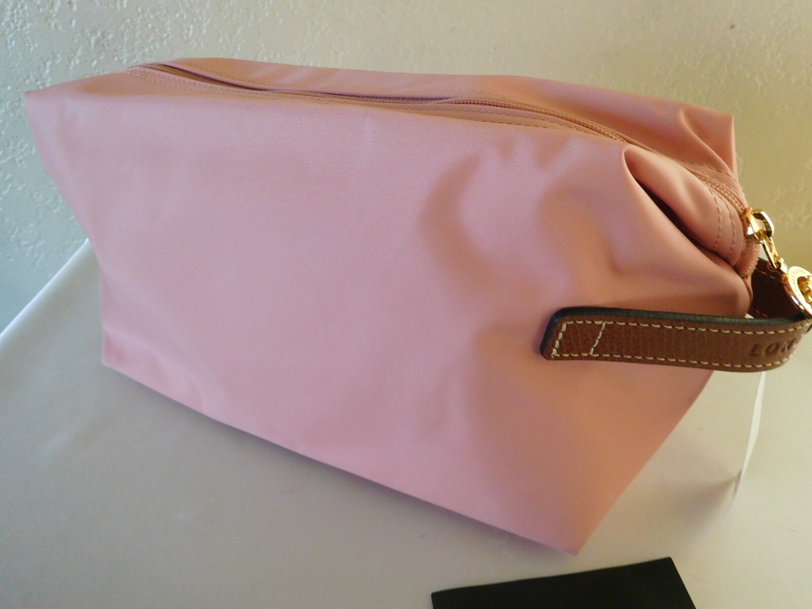 New Longchamp Le Pliage Nylon Toiletry Cosmetic Case Pinky eBay