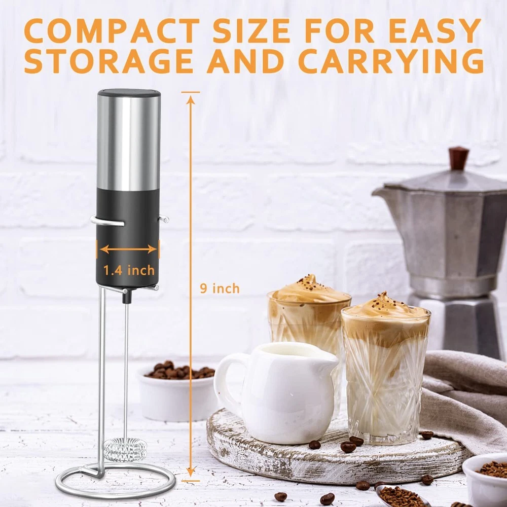 Milk Frother Battery Powered Milk Frother Stainless Steel Milk Frother Milk Frot