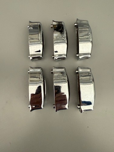 Vintage 60’s era Camco Tuxedo drum lugs for Tom/ Snare. Super Clean & Complete. - Picture 4 of 8