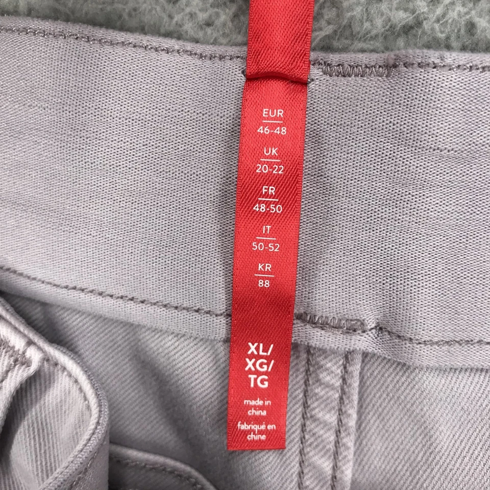 SPANX 短裤女式 XL 码丁香紫色 5 英寸拉弹力斜纹布贴袋 — 第 4/4 张图片