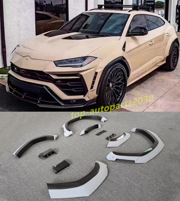 For Lamborghini Urus 2018-2024 Half Carbon Fiber Wheel Eyebrow Fender Flare Trim