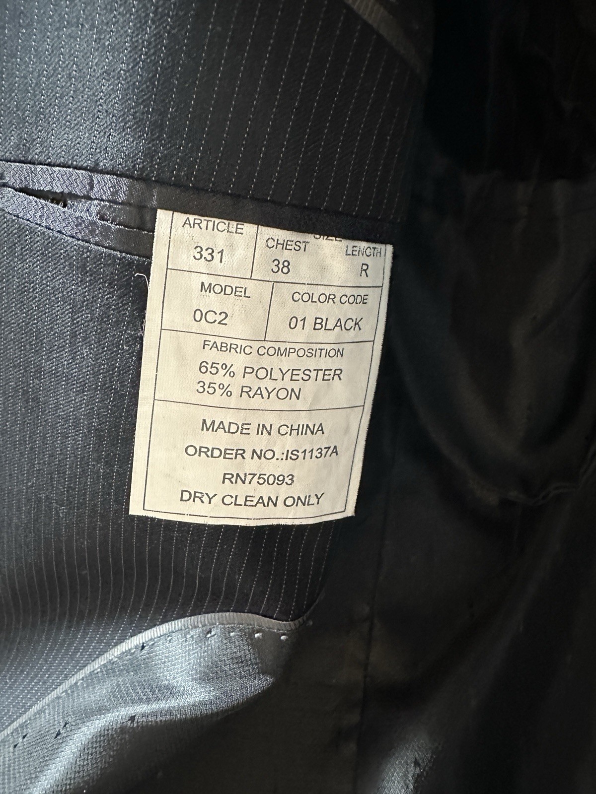 Marc Tulio Micro Tech Performance Stretch Black S… - image 7