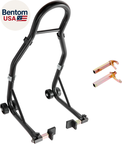 Supporto Ruota Posteriore Moto, 850Lbs/390Kg Sollevatore Capacità di Carico con Forcella U+L Swi - Foto 1 di 11