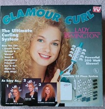 Vintage 1993 Lady Remington Glamour Curl Curling System As Seen On TV