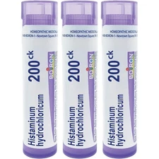 Boiron Histaminum Hydrochloricum 200CK – Allergy Relief, 3 Tubes (240 Pellets)