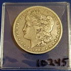 1902 Morgan Dollar Circulated Silver $1 Coin United States Uncertified 10245