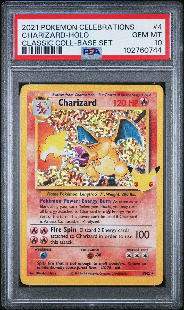 2021 Pokemon Celebrations Classic Collection Holo Charizard #4