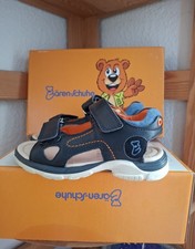 Bären-Schuhe Kinder Sandalen EU 27 Blau/Beig...