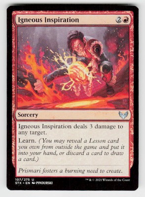 Strixhaven: School of Mages #107 Igneous Inspiration