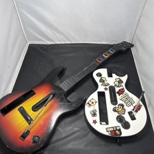 Nintendo Wii Octane Sunburst & Les Paul Guitar Hero 95455.805 Parts/Repair