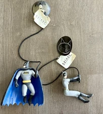 Batman & Catwoman Suction Cup Hangers 1992!