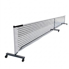 Pickleball Net with Wheels Wheeled Pickleball Net Regulation Size for Schools