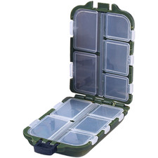 12 Slot Fishing Lure Organizer Box Plastic Compact Storage for Anglers