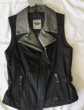 Harley-Davidson Purple Lined Leather Vest Women s Size XS Never Worn No tag