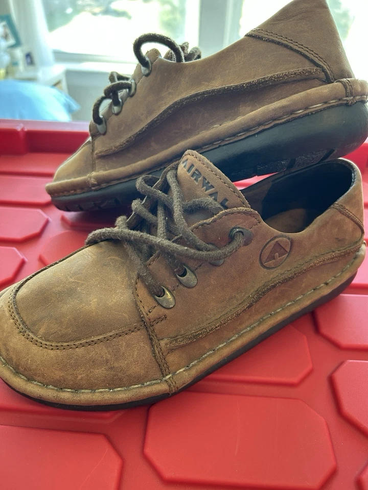 Andadores de aire de cuero Airwalk vintage talla 7 banda de rodadura excelente estado sin caja raros Foto 2 de 4