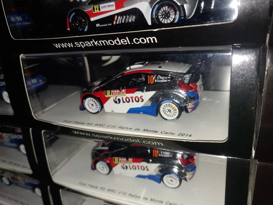1x Spark Models S3792 FORD FIESTA Wrc R. Kubica Rally Montecarlo 2014 -1:43 Rare - Immagine 2 di 4