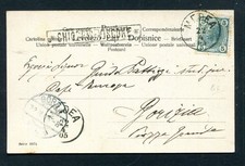 AUSTRIA 1905 pocztówka COLLETTORIA CHIOPRIS-VISCONE canc. MEDEA st. do Gorza