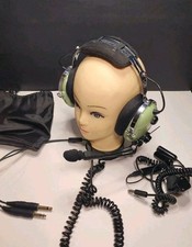 David Clark Model H10-60 Aviation Headset Dual Plug