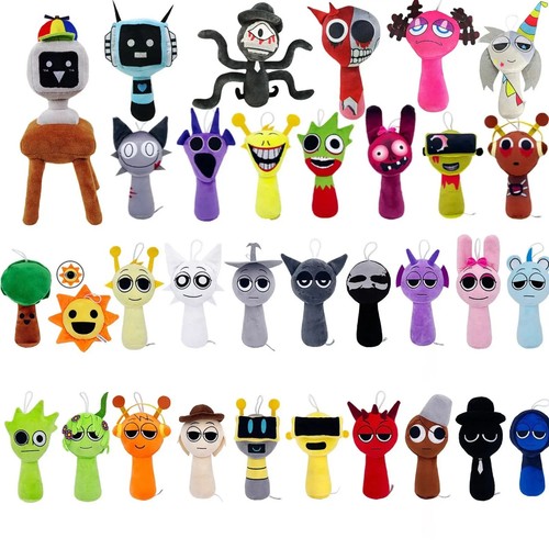 New Sprunki Game Plush Toys 9In Soft Stuffed Cartoon Pillow for Kids as Gift USA