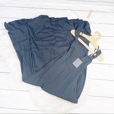 Reformation Womens Poppy Dress in Black Cold Shoulder Sweetheart Neckline Size 2