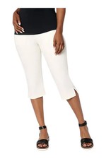 Denim Co. Women's Comfy Air Skimmer w/ Wide Waistband Natural