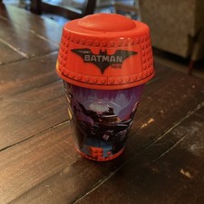 McDonalds Lego Batman Movie Promo Plastic Cup Tumbler With Cover 2017
